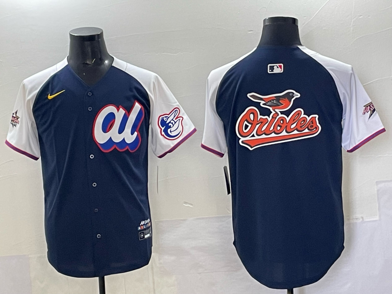 Men 2025 Baltimore Orioles Blank Blue All star Nike MLB Jersey 003